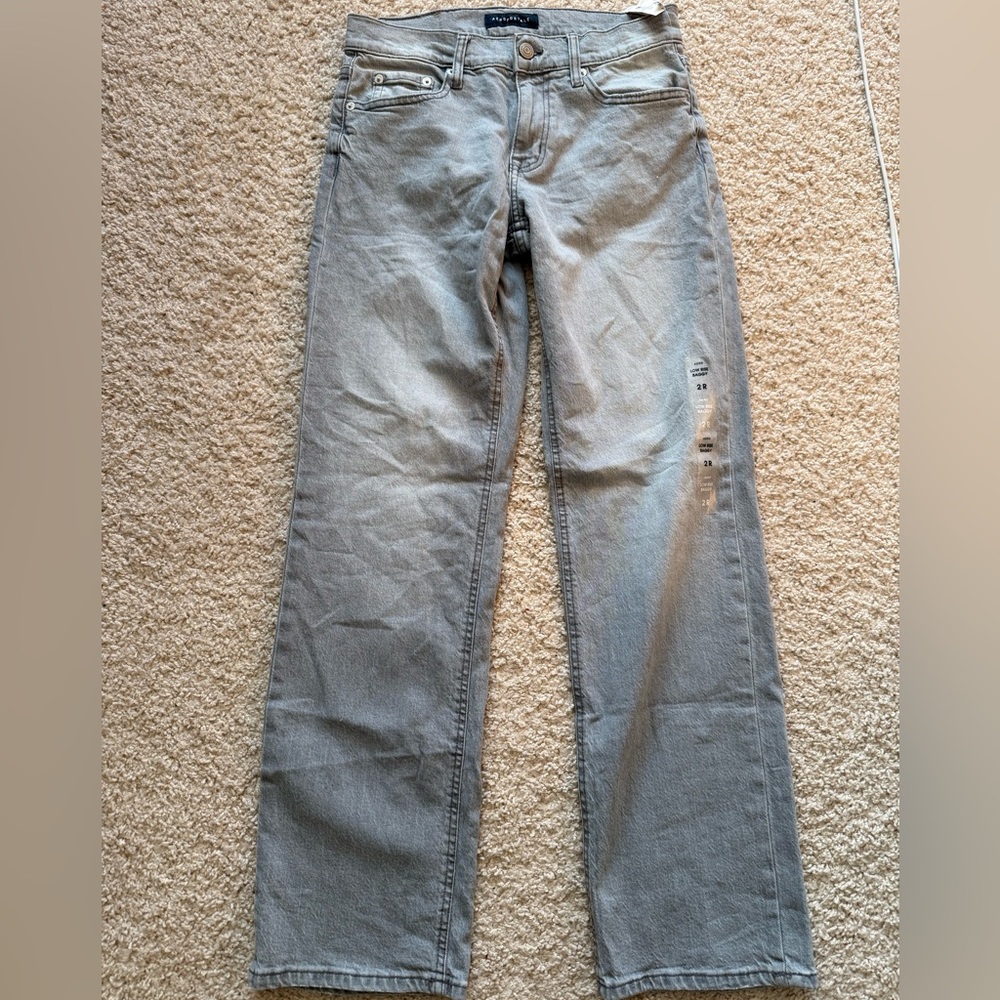 Aeropostale low rise baggy jeans - grey